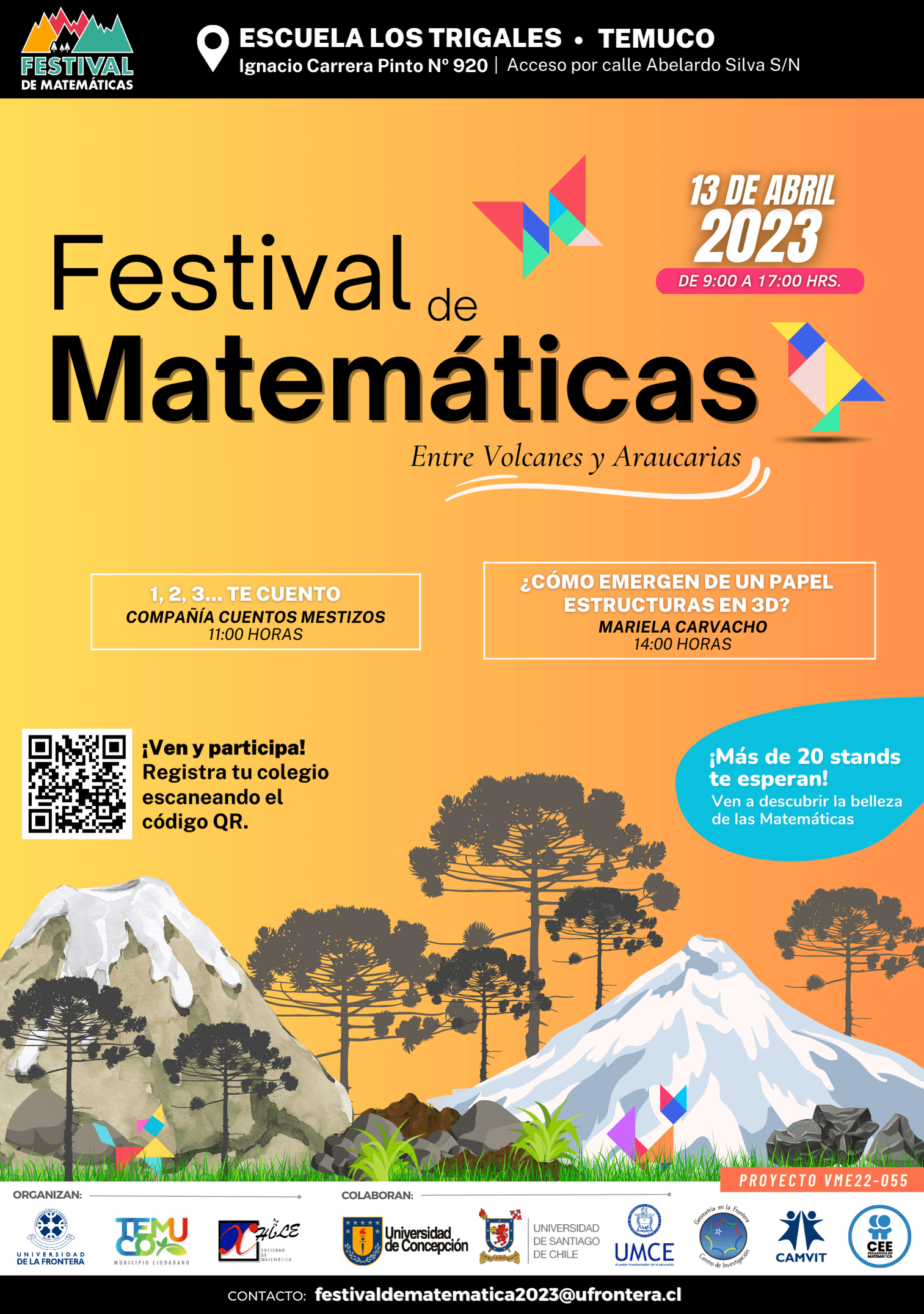 Afiche Festival de MatemáticasTemuco MARIELA PAZ CARVACHO BUSTAMANTE 1