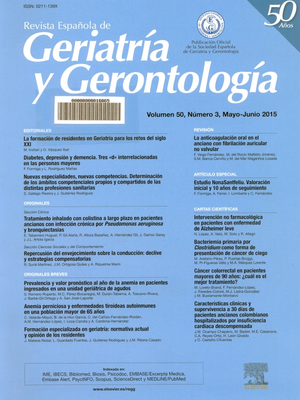 S2015 geriatriaygerontologia
