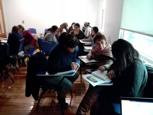 Trabajadoras de INTEGRA de seis regiones participan en nueva jornada presencial del proyecto de Técnicos en Educación Parvularia UMCE — tns2 ea4
