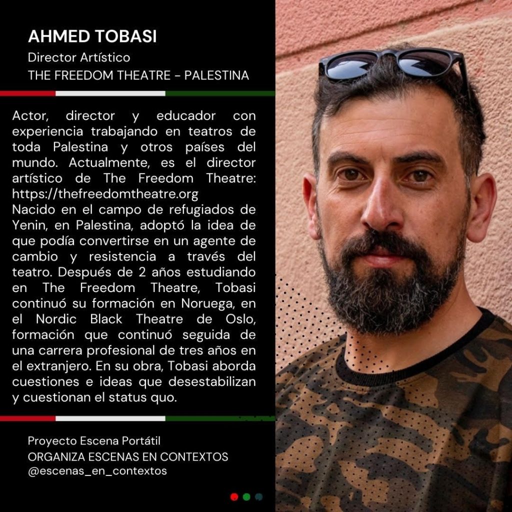 Director palestino de The Freedom Theatre presentará charla que aborda el teatro como instrumento político 15956323d1ff827023d24a85a2ee9d15 4e2