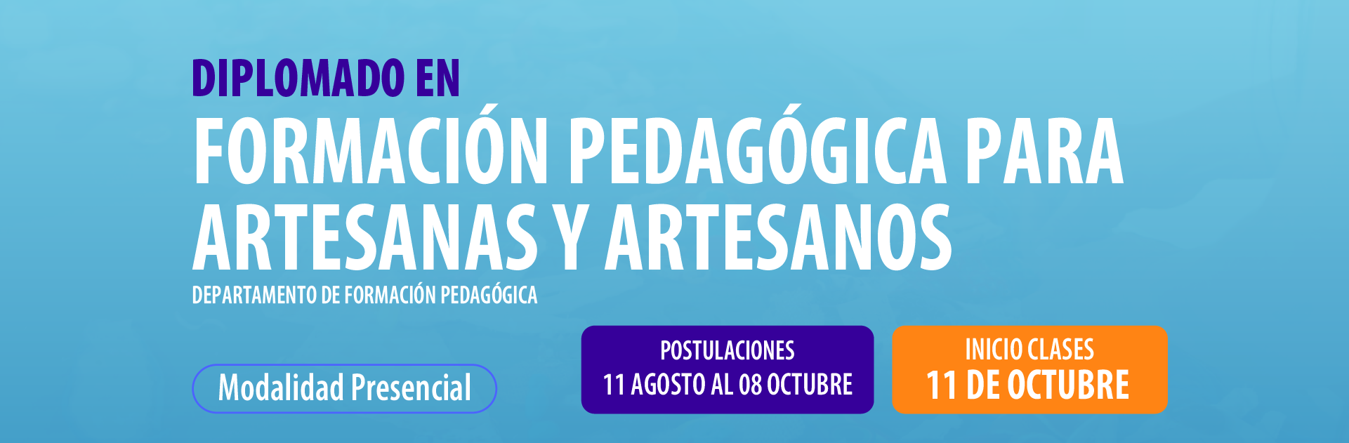 Dip Formacion Pedagogica para Artesanas y Artesanos