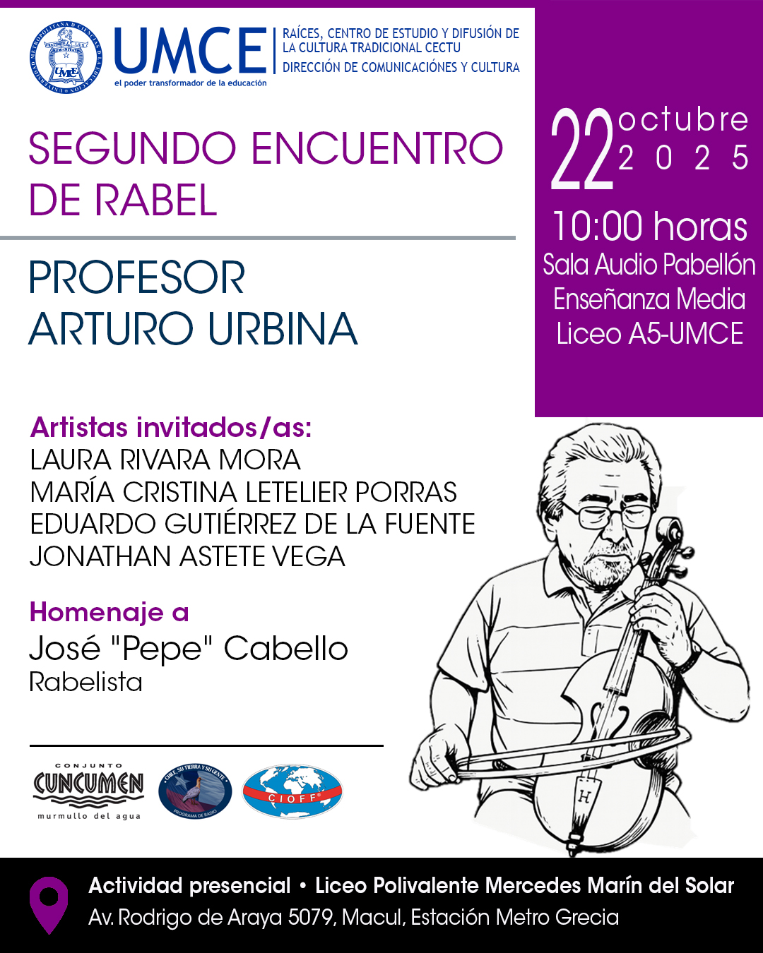 SEGUNDO ENCUENTRO DE RABEL Profesor Arturo Urbina