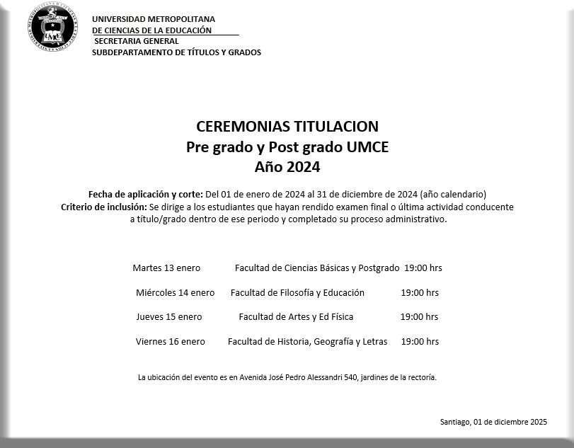 ceremonias titulacion 2025