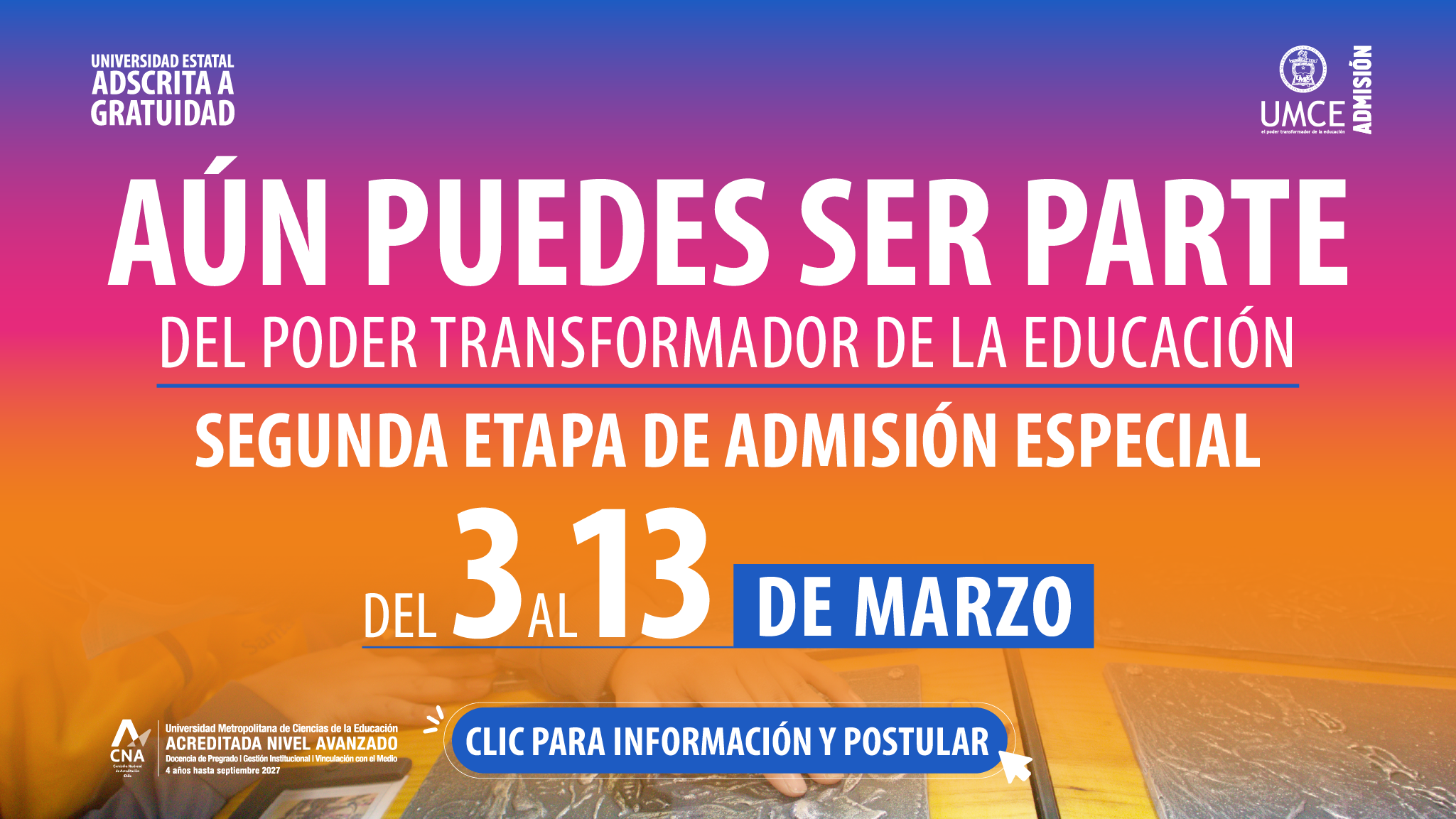 Slide Segunda Etapa Admision Especial