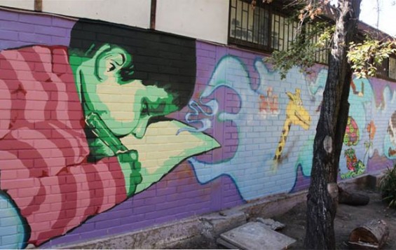 Muralistas españoles realizan obra en jardín infantil "Relmutrayen" 157c6c6cd616f458d56a6caf427711f8 36b