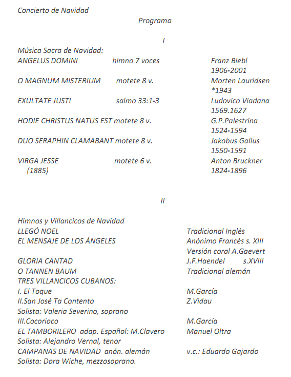 UMCE &mdash; programa corom 8b8