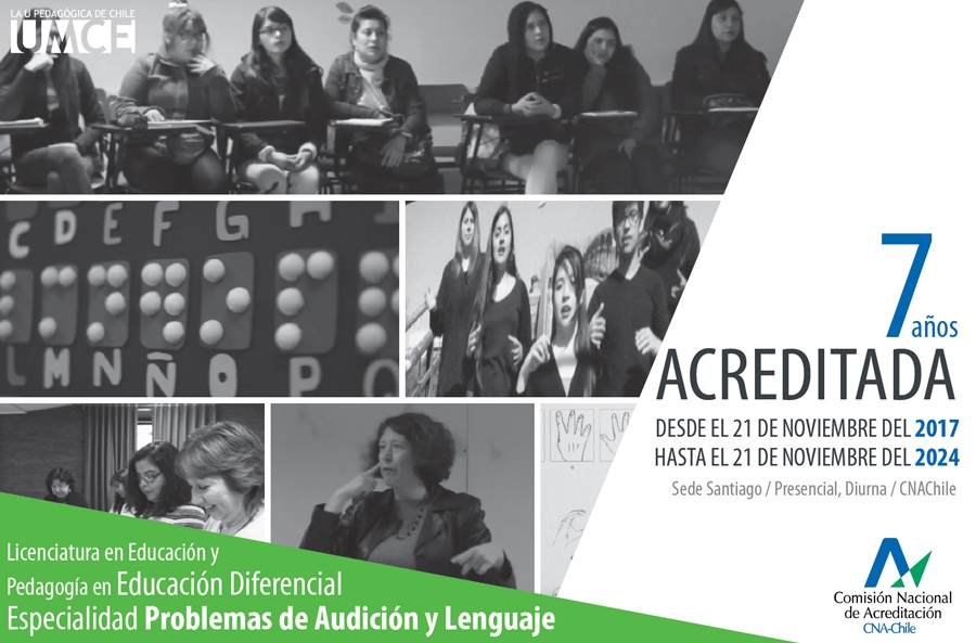 Especialidad de Problemas de Audición y Lenguaje de Educación Diferencial UMCE recibe acreditación por 7 años a199a6337ec746064a3cf56a9850e475 c1b