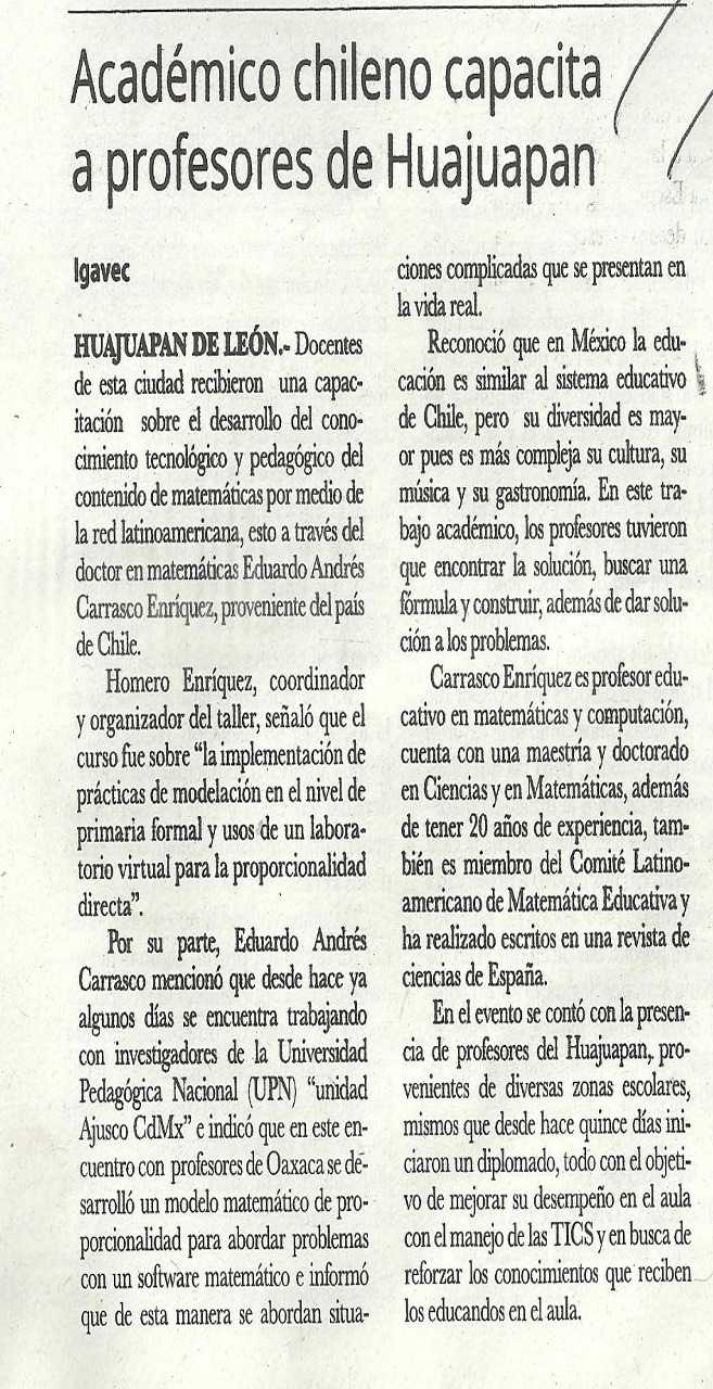 Académico Realizo Estancia Académica en México teatro4