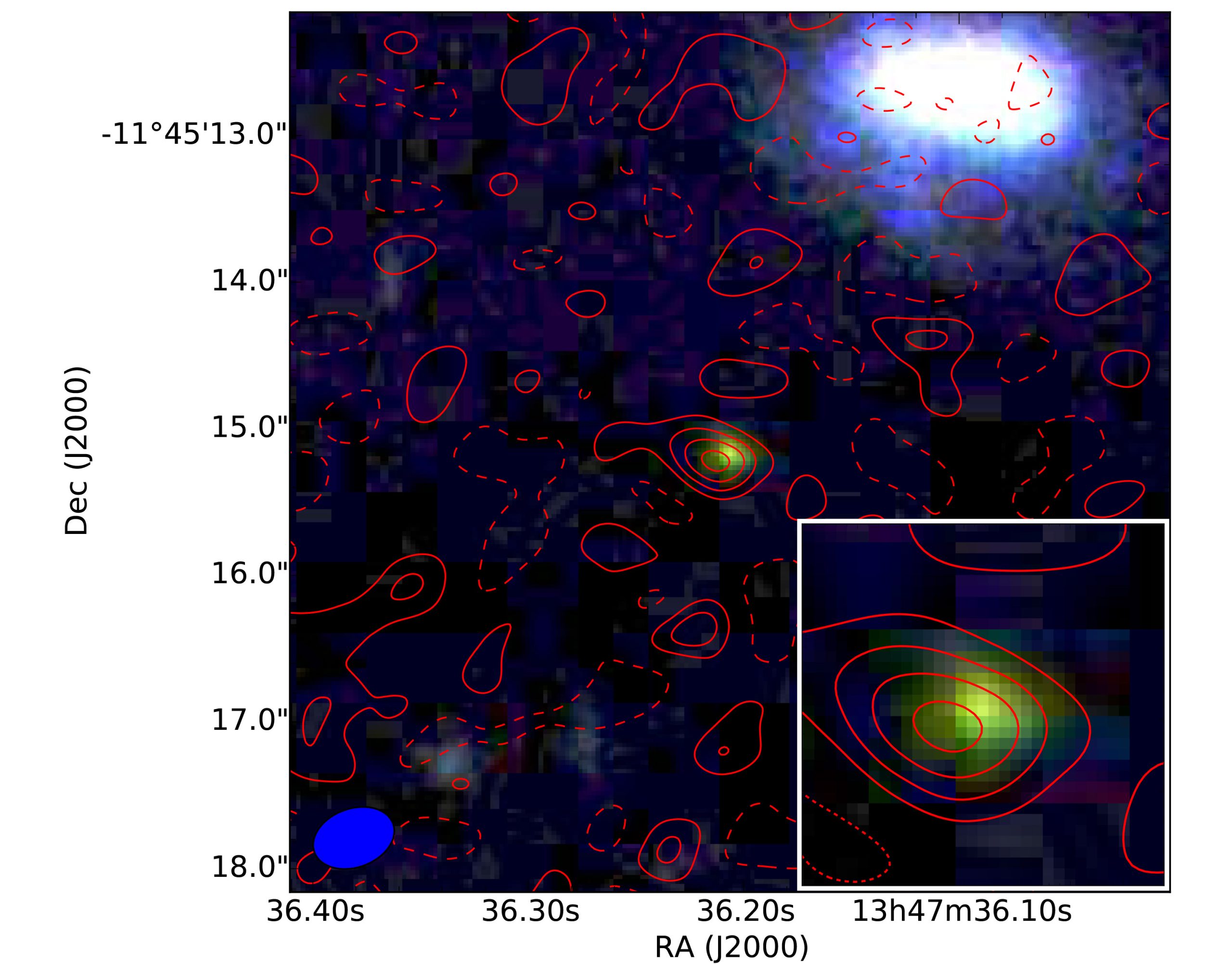 UMCE &mdash; RXJ1347 ALMA inset 638 scaled