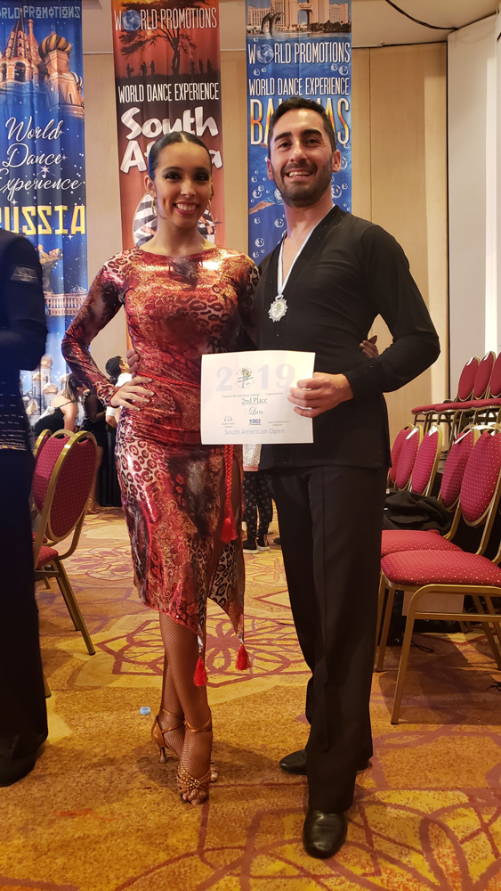 Profesor del Departamento de Educación Física obtiene segundo lugar en South American Open de Ballroom Dance 2019 arias2