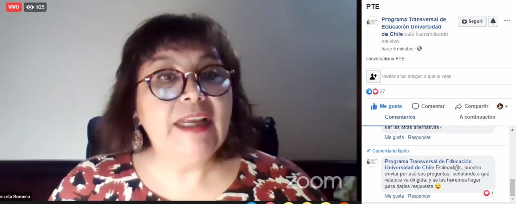 Marcela Romero, Sec. Académica de Fac. de Filosofía y Educación: “El coronavirus vino a darnos un golpe: se necesita un cambio, de una vez y para siempre, en la educación chilena” 201bd62c004030ca362fe962affecde5 035