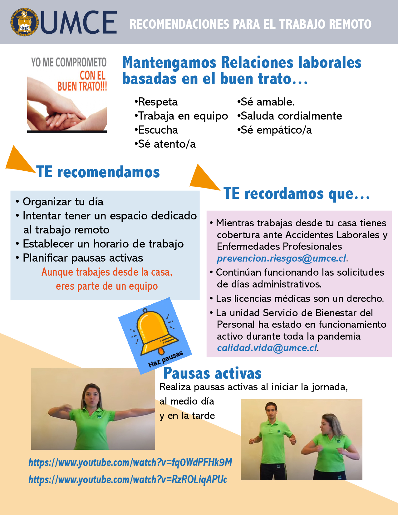 UMCE &mdash; Recomendaciones1 93b