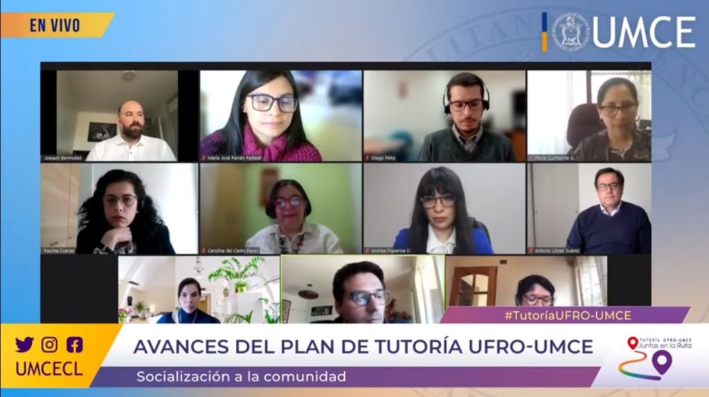 Responsables UMCE de los objetivos del Plan de Tutoría UFRO participaron en socialización de avances 90a0d1e6f938e8e7989930129f78e0be e89