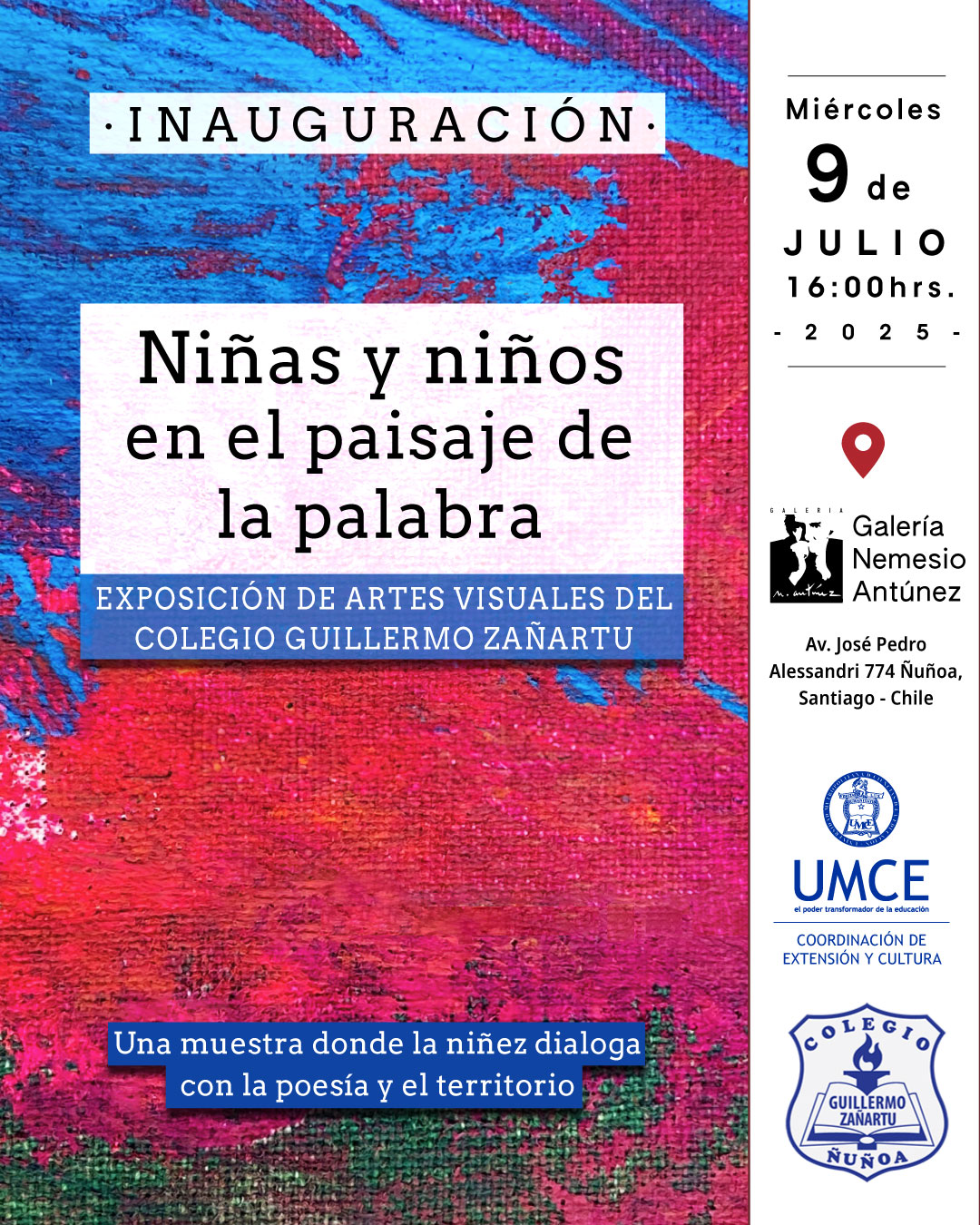 Exposición: Niñas y niños en el paisaje de la palabra