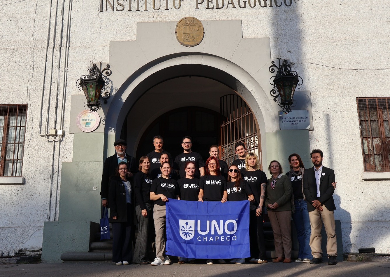 UMCE recibe pasantía internacional de Unochapecó (Brasil), fortaleciendo la internacionalización, la investigación en educación y la colaboración en posgrado.