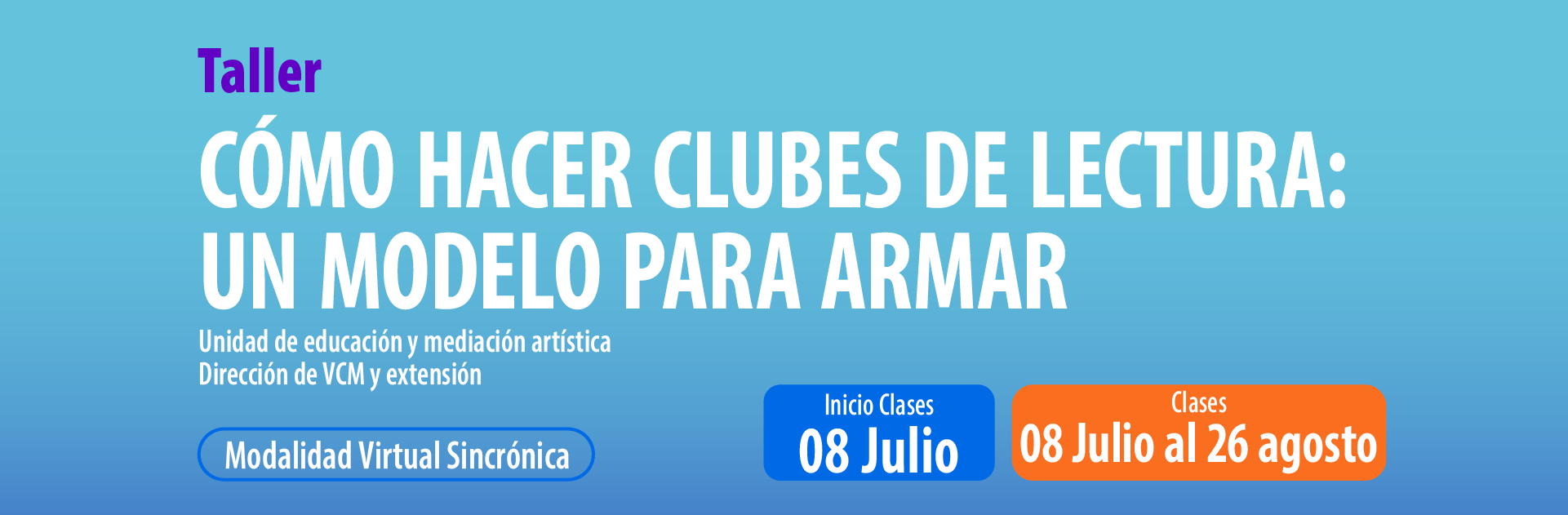 Banner Web Taller Como Hacer Clubes Nueva Fecha
