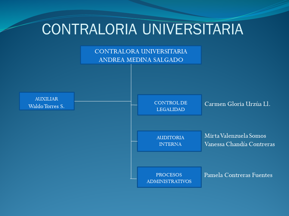 ORGANIGRAMA CONTRALORIA INTERNA 2026