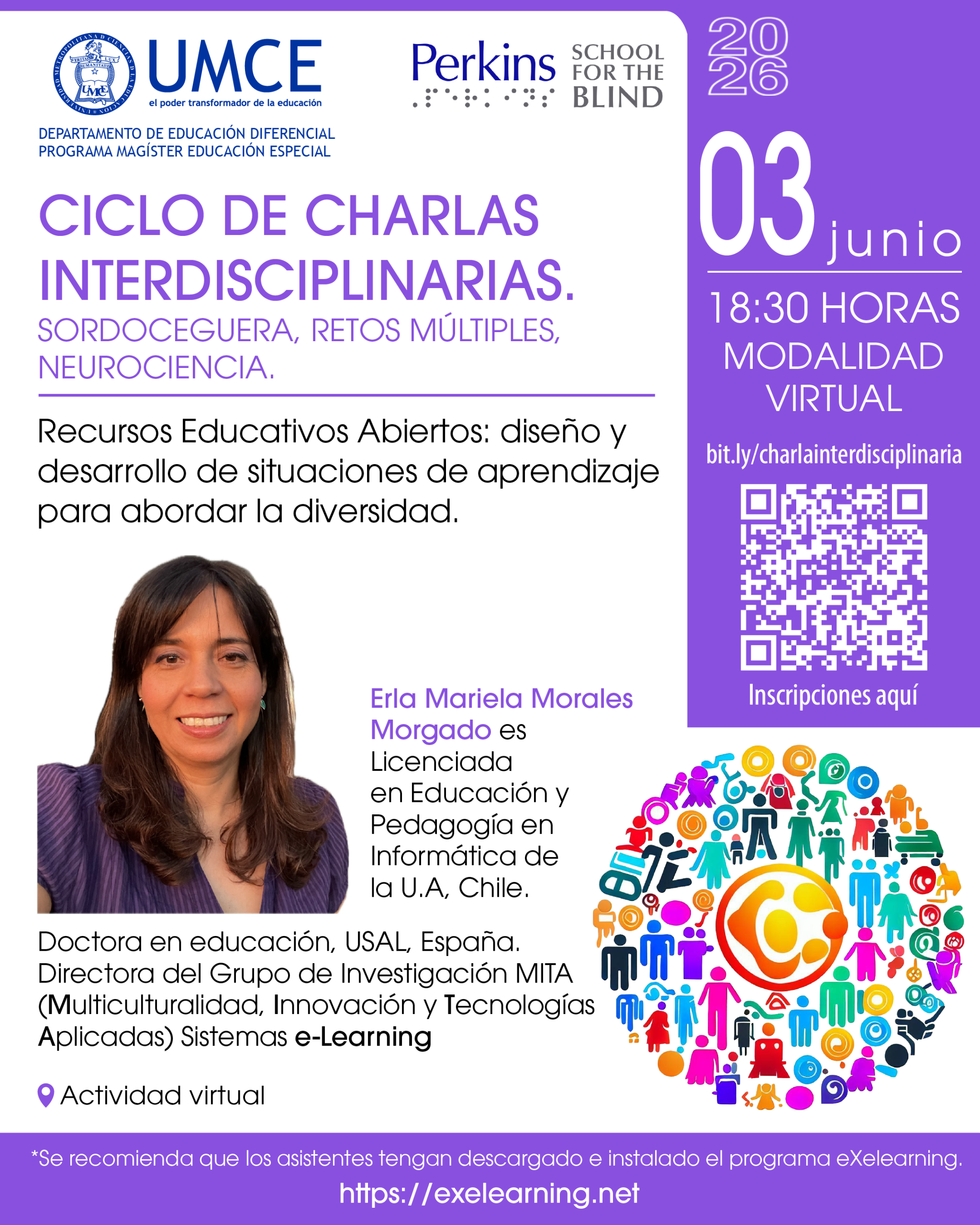 CICLO DE CHARLA – TALLER INTERDISCIPLINARIA . SORDOCEGUERA, RETOS MULTIPLES, NEUROCIENCIA
