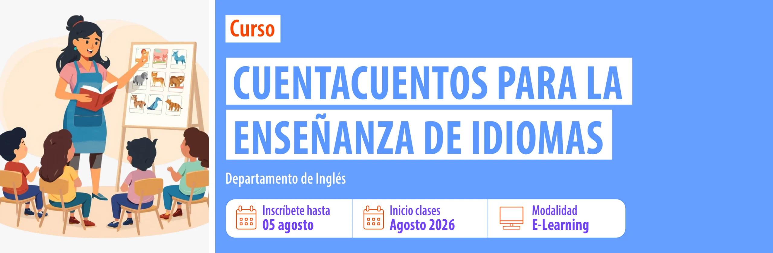 20 Banner Curso Cuentacuentos para la enseñanza de idiomas