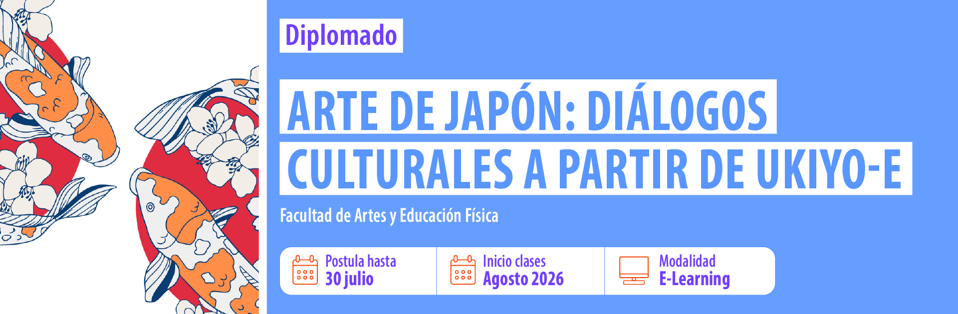 3 Banner Diplomado Arte de Japón diálogos culturales a partir de ukiyo e