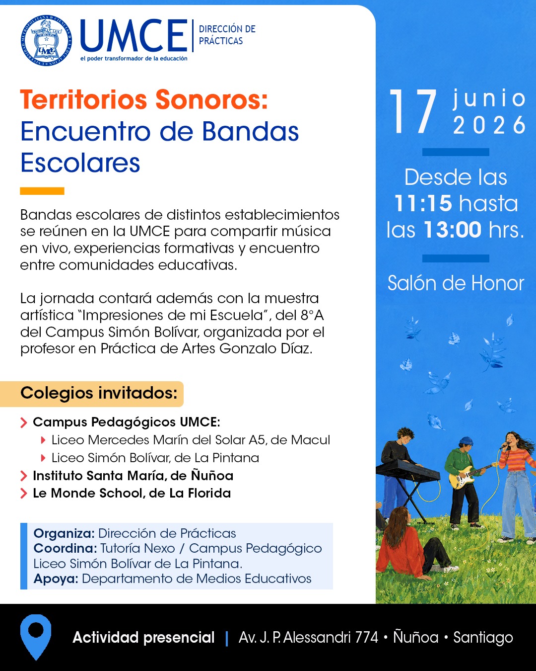 Territorios Sonoros: Encuentro de Bandas Escolares Territorios Sonoros: Encuentro de Bandas Escolares