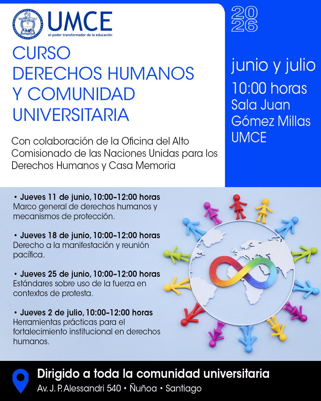 Curso en Derechos Humanos y comunidad universitaria Curso en Derechos Humanos y comunidad universitaria
