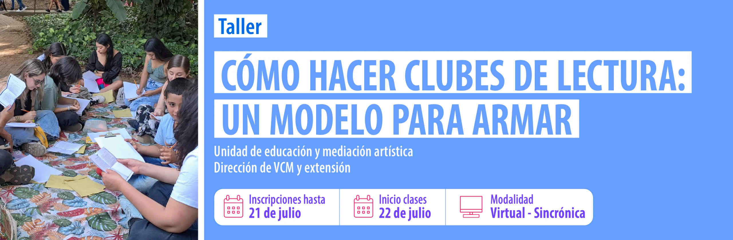 1 Banner Taller como hacer clubes de lectura un modelo para armar