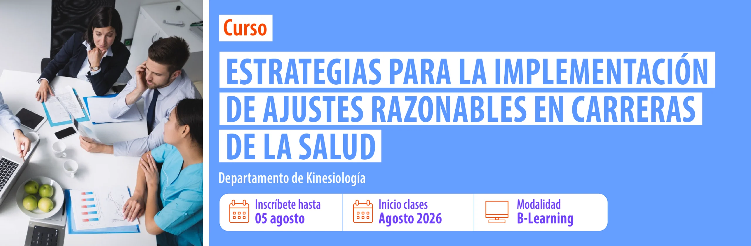 14 Banner Curso Estrategias para la implementación de ajustes razonables en carreras de la salud