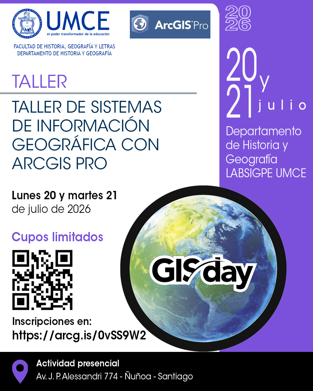 Taller de Sistemas de Información Geográfica con ArcGIS Pro