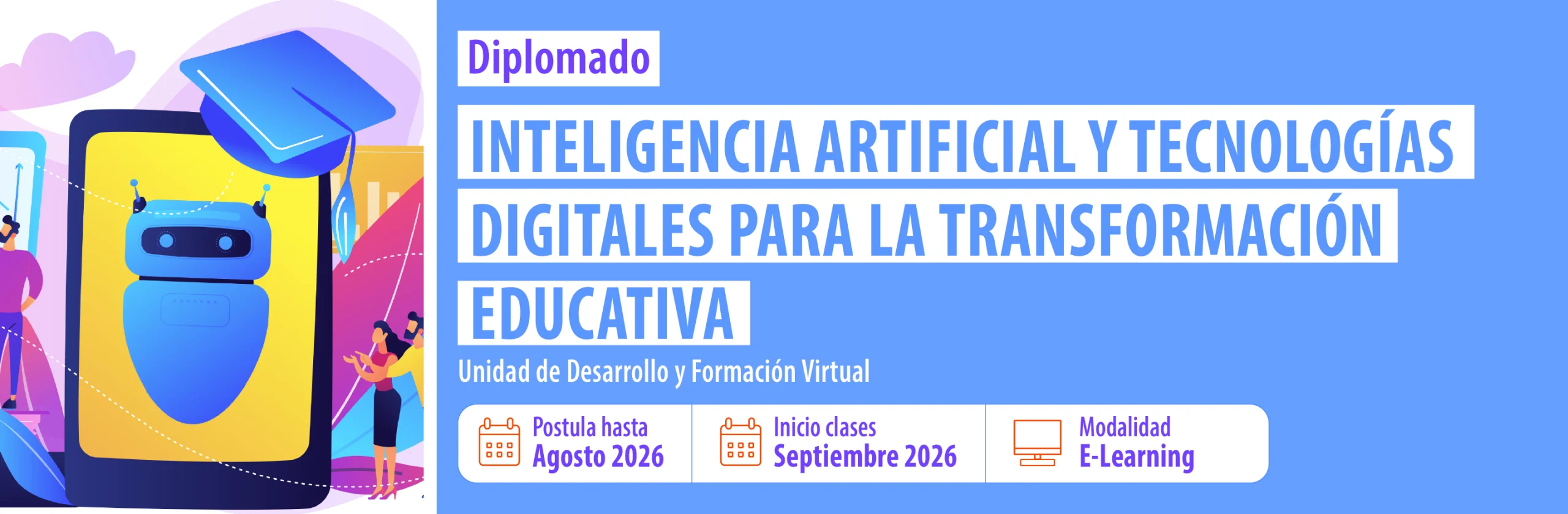 5 Banner Diplomado Inteligencia Artificial y Tecnologías Digitales para la Transformación Educativa