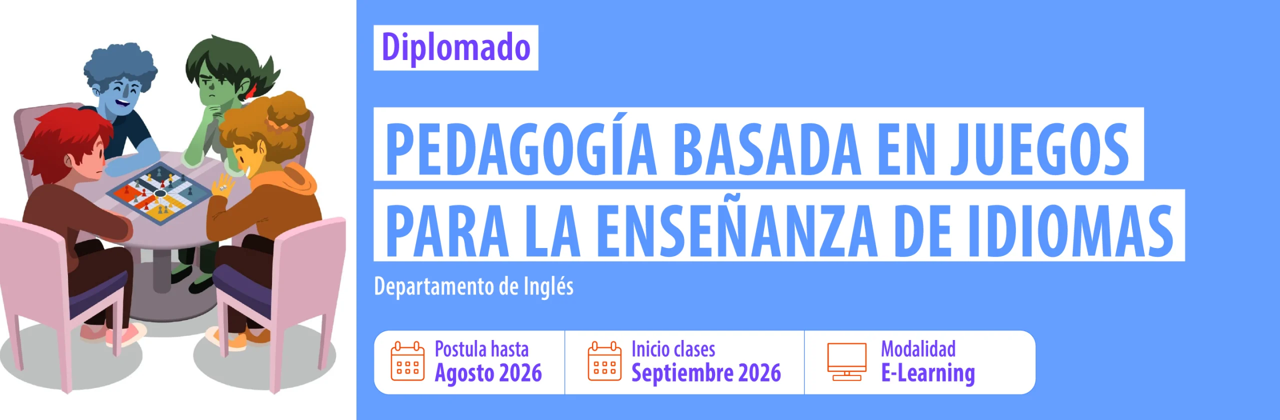 7 Banner Diplomado Pedagogía Basada en Juegos para la Enseñanza de Idiomas