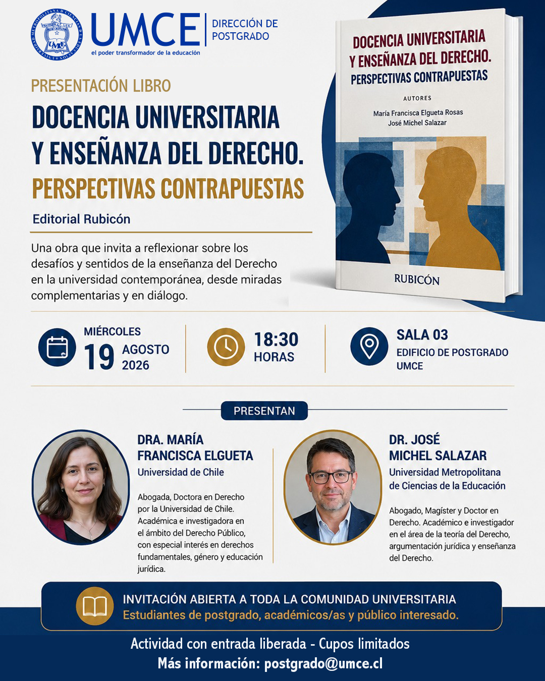 Presentación libro - Docencia universitaria y enseñanza del derecho Presentación libro – Docencia universitaria y enseñanza del derecho