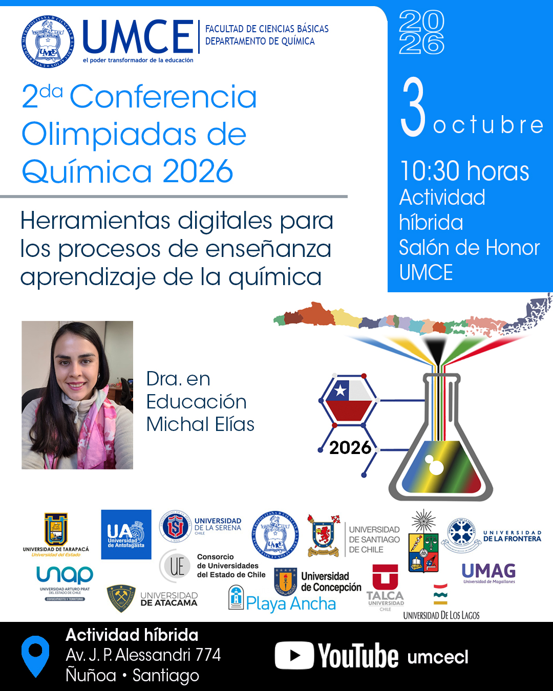 Conferencia Olimpiadas de Química 2026 Conferencia Olimpiadas de Química 2026